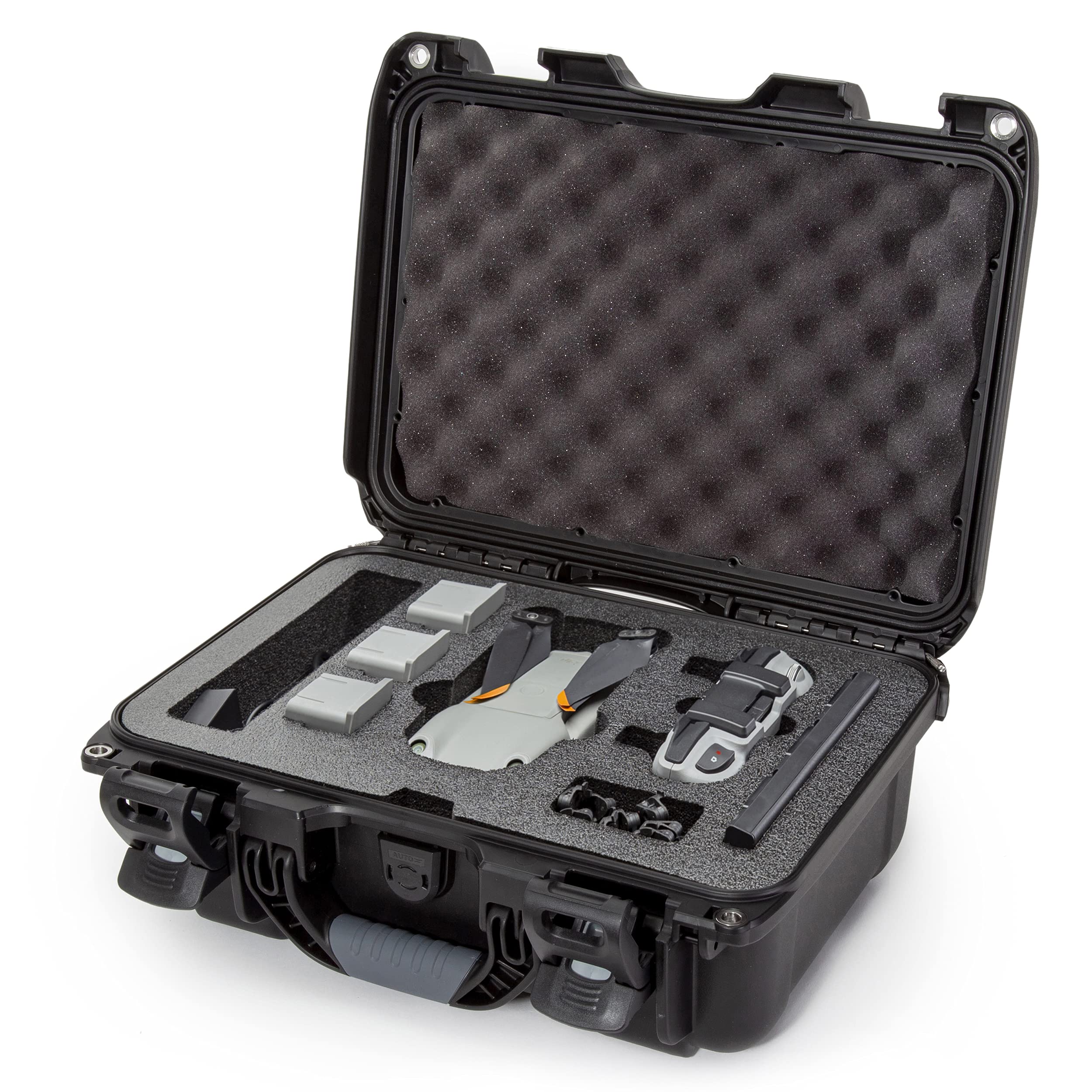 Nanuk Waterproof Hard Case with Foam Insert for DJI Air 2S Fly More Combo -  Black 915-MAVIA2S1